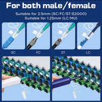 Stylo Nettoyant Fibre Optique SC/FC/ST 2.5mm + LC 1.25mm - One-Click Cleaner 3