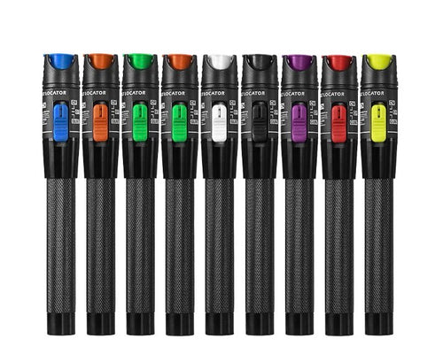 Localisateur de Défauts Visuels Fibre Optique 50mW - VFL Haute Puissance Batterie Professionnel