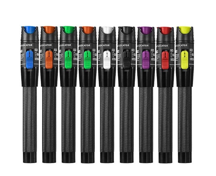 Localisateur de Défauts Visuels Fibre Optique 50mW - VFL Haute Puissance Batterie Professionnel
