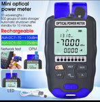 Optical Power Meter OPM AUA-DC7/DC5 testeur de fibres optiques de haute précision (-70 ~ + 10dBm/-50 ~ + 26dBm) compteur de puissance optique RJ45 OPM 4