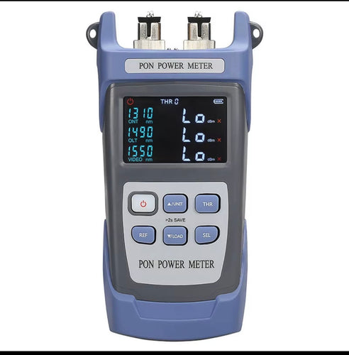 AUA-330 Compteur de Puissance Optique PON Rechargeable - PON OPM 1310/1490/1550nm UPC/APC FTTX