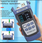 AUA-320 Compteur de Puissance Optique PON Rechargeable - PON OPM Compact 1310/1490/1550nm UPC/APC FTTX 3