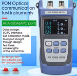 AUA-320 Compteur de Puissance Optique PON Rechargeable - PON OPM Compact 1310/1490/1550nm UPC/APC FTTX 4